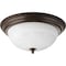 Progress Lighting Three-Light Dome Glass 15-1/4" Close-to-Ceiling P3926-20 - alternate 1